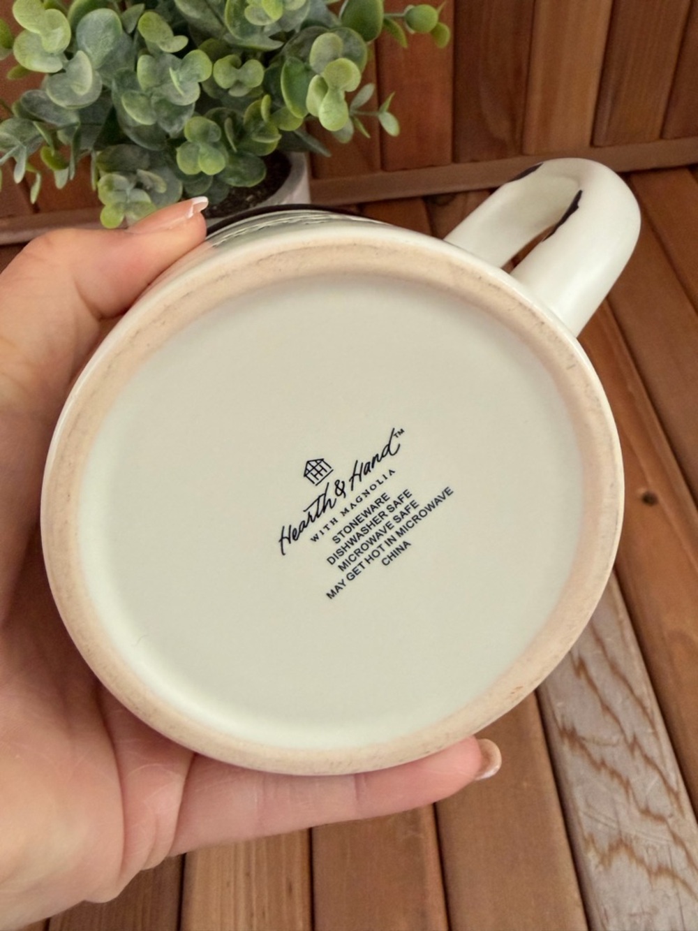 Hearth and Hand Magnolia mug Morning Beautiful cream black farmhouse style - Picture 6 of 6